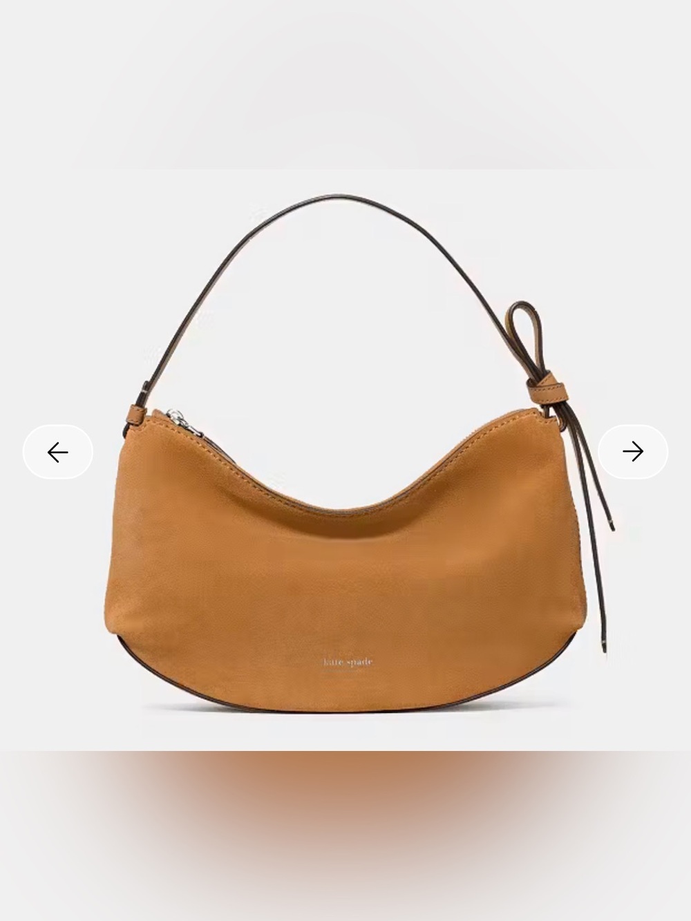 Loop Suede Shoulder Bag